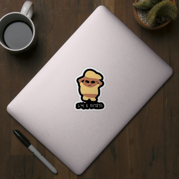 potato lover - funny potato - I am a potato by Saishaadesigns